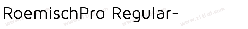 RoemischPro Regular字体转换 RoemischPro Regular字体转换